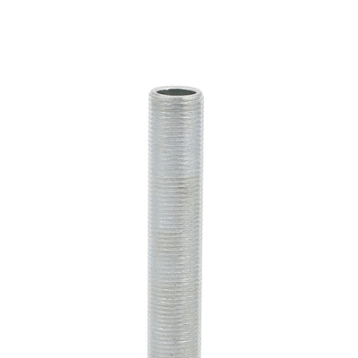 Harfington Uxcell M12 Full Threaded Lamp Nipple Straight Pass-Through Pipe Connector 140mm Length