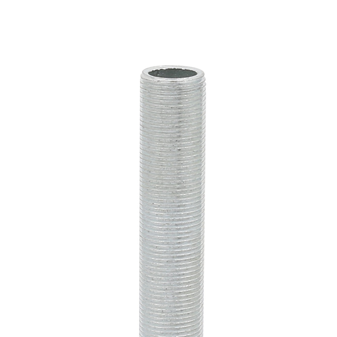 uxcell Uxcell Metric M14 1mm Pitch Thread Zinc Plated Pipe Nipple Lamp Repair Parts 120mm Long