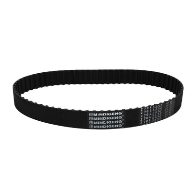 uxcell Uxcell 270L 72 Teeth 25mm Width 9.525mm Pitch Rubber Timing Belt for Stepper Motor