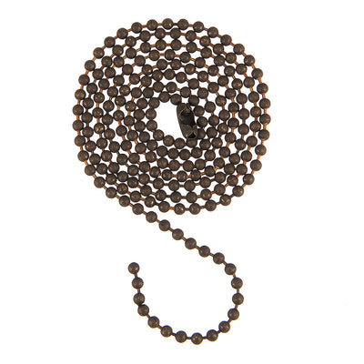 uxcell Uxcell Bronze 3 Feet Long Ball Bead Chain Clasp Keychain Extension for Ceiling Fan