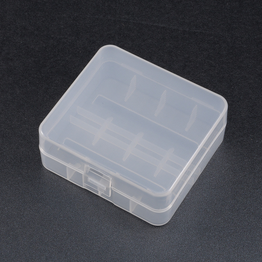 uxcell Uxcell Transparent Plastic Battery Organizer Case Holder Storage Box Container for 26650 Battery