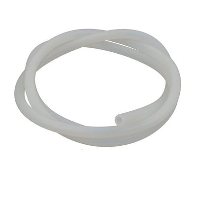 Harfington Uxcell 4mm x 7mm High Temp Resistant Silicone Rubber Tube Hose Pipe Milky 1 Meter Long