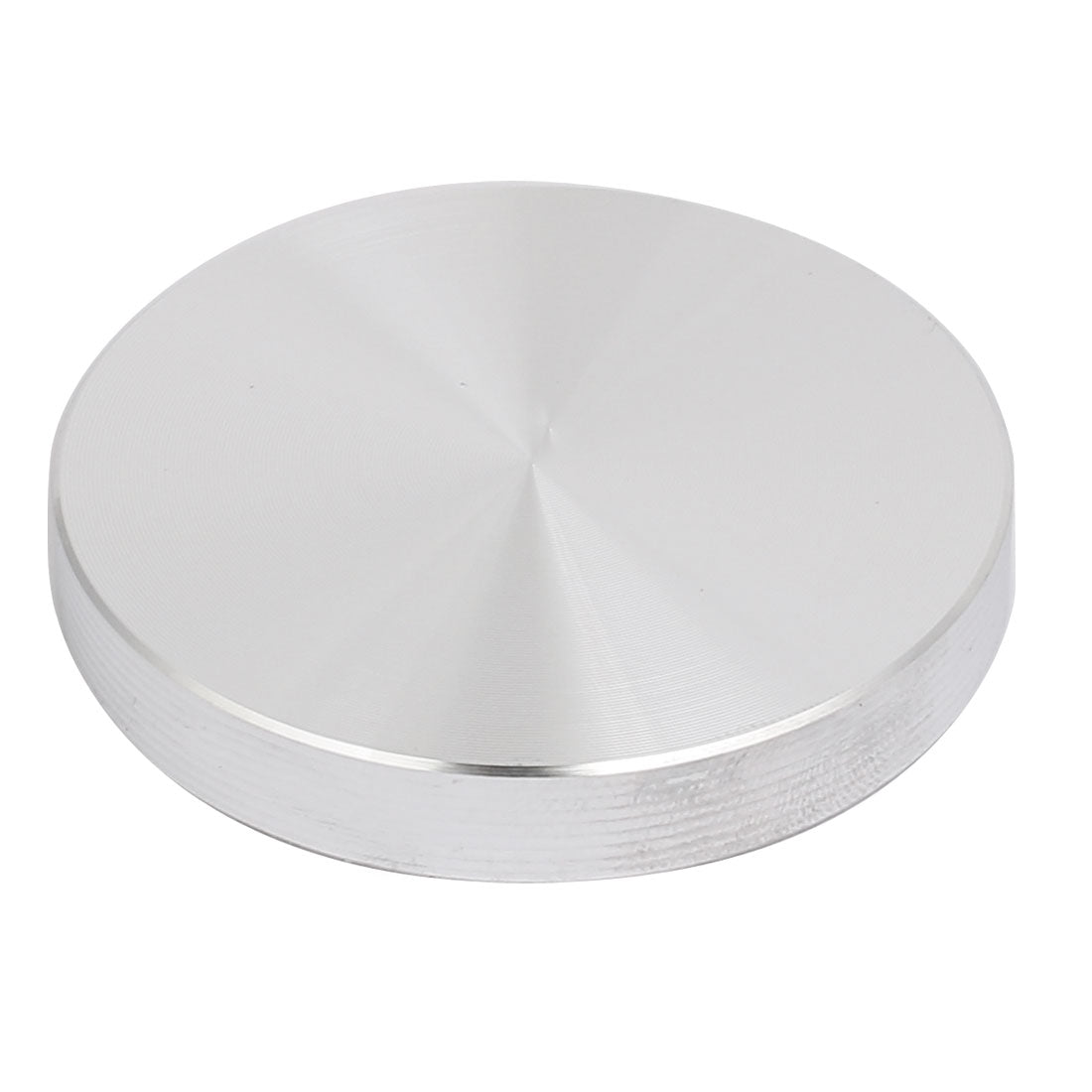 uxcell Uxcell 50mm Diameter 8mm Thickness M8 Thread Aluminum Disc Hardware for Glass Table