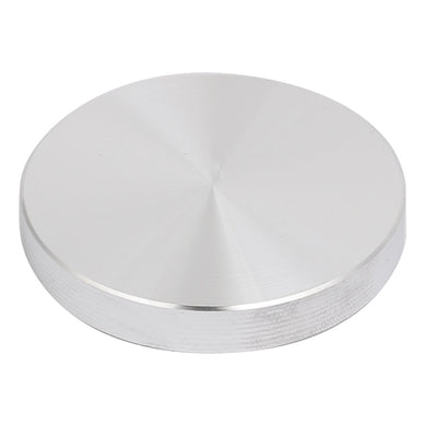 Harfington Uxcell 50mm Diameter 8mm Thickness M8 Thread Aluminum Disc Hardware for Glass Table