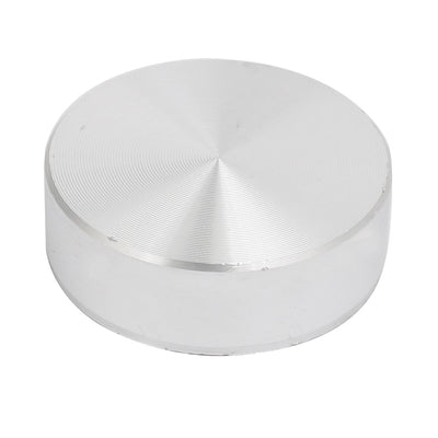 Harfington Uxcell 30mm Diameter 10mm Thickness M6 Thread Aluminum Disc Hardware for Glass Table