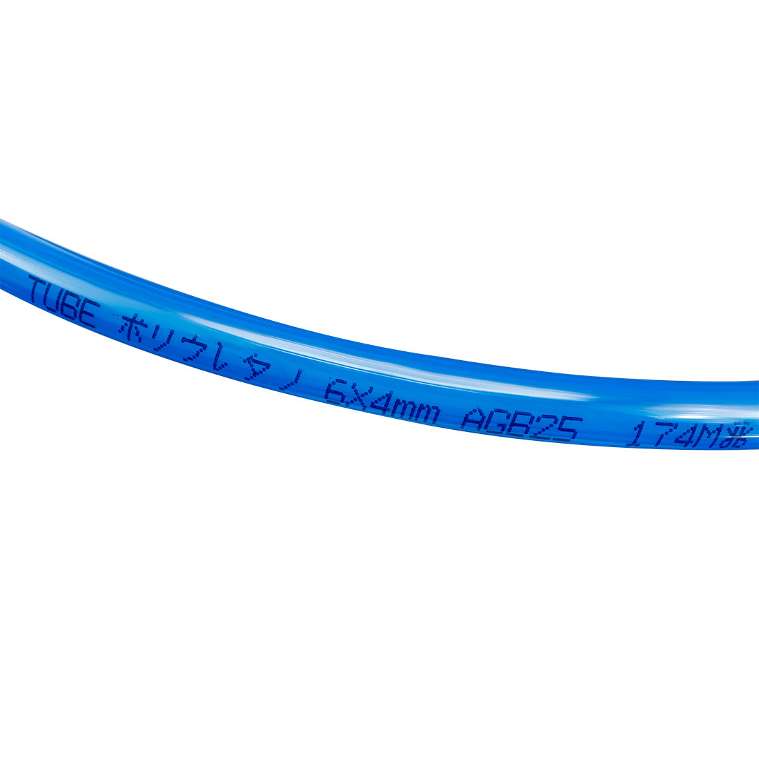 uxcell Uxcell 6mm X 4mm Pneumatic Air PU Hose Pipe Tube 5 Meter 16.4ft Blue