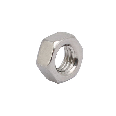 Harfington Uxcell 15pcs M5 x 0.8mm Pitch Metric Thread 201 Stainless Steel Left Hand Hex Nuts