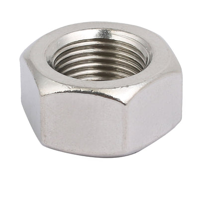 Harfington Uxcell Hex Nuts, M18x1.5 UNF 304 Stainless Steel Thread Hexagon Nut 4pcs