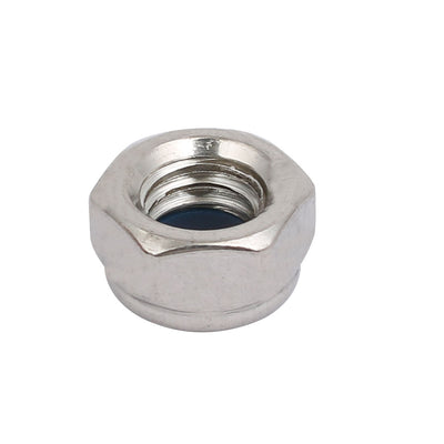 Harfington Uxcell 8pcs M8 x 1.25mm Pitch Metric Thread 304 Stainless Steel Left Hand Lock Nuts