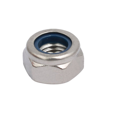 Harfington Uxcell 8pcs M8 x 1.25mm Pitch Metric Thread 304 Stainless Steel Left Hand Lock Nuts