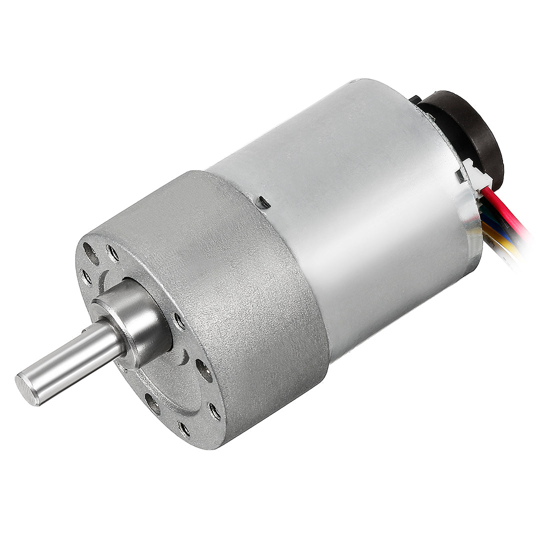 uxcell Uxcell 18.8:1 Gearmotor with Encoder DC 24V 530RPM Encoder Gear Motor 37Dx52L mm