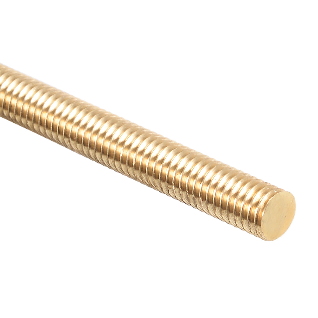 uxcell Uxcell M6 x 250mm Brass Fully Threaded Rod Right Hand Threads