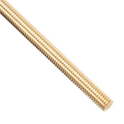 Harfington Uxcell M6 x 250mm Brass Fully Threaded Rod Right Hand Threads