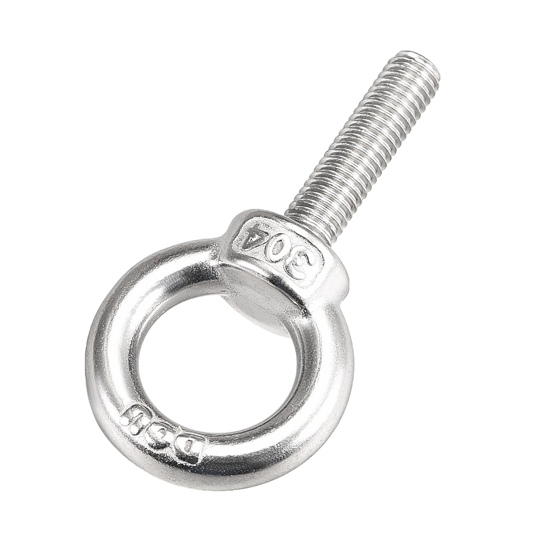 uxcell Uxcell 2 Pcs M8x30mm Thread 20mm Inside Dia 35mm Outside Dia 304 Stainless Steel Lifting Eye Bolt