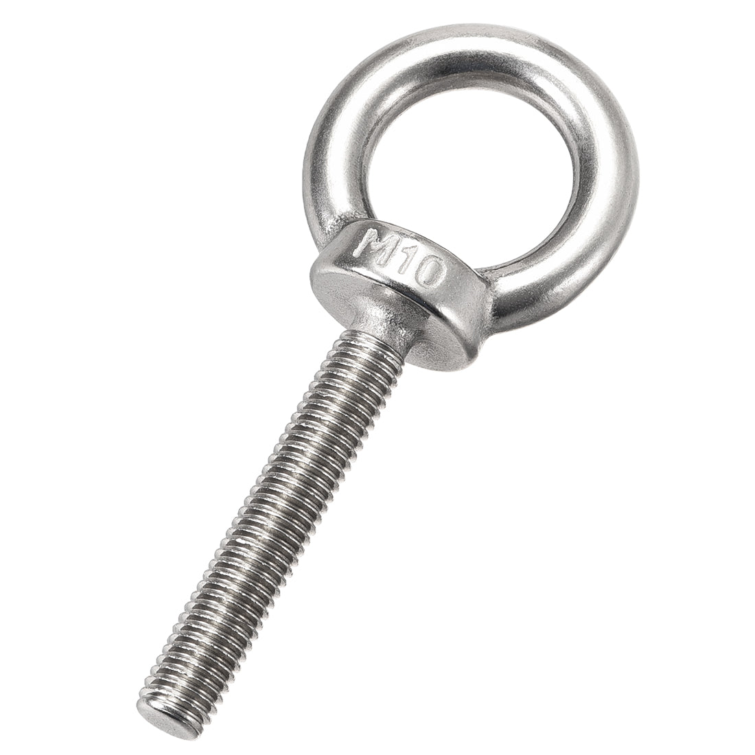 uxcell Uxcell 2 Pcs M10x60mm Thread 25mm Inside Dia 42mm Outside Dia 304 Stainless Steel Lifting Eye Bolt