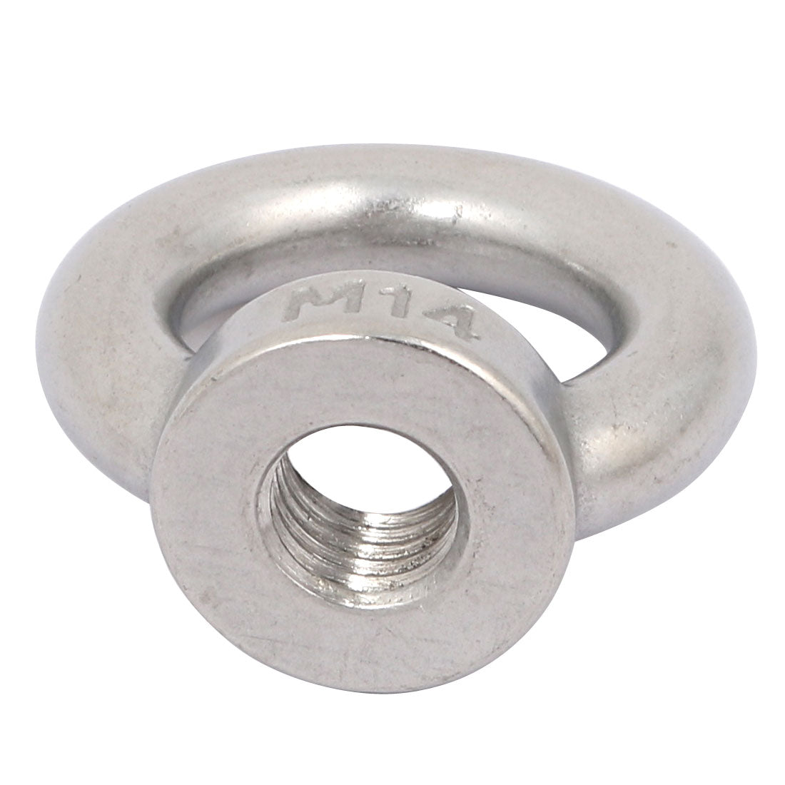 uxcell Uxcell M14 Female Thread 304 Stainless Steel Ring Shaped Lifting Eye Bolt Nut