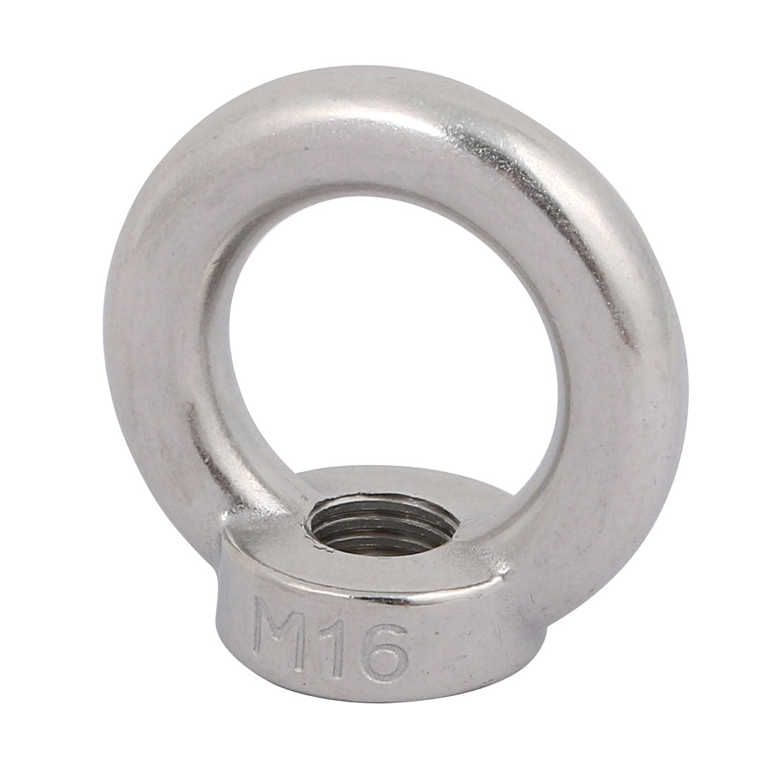 uxcell Uxcell M16 Female Thread 304 Stainless Steel Ring Shaped Lifting Eye Bolt Nut