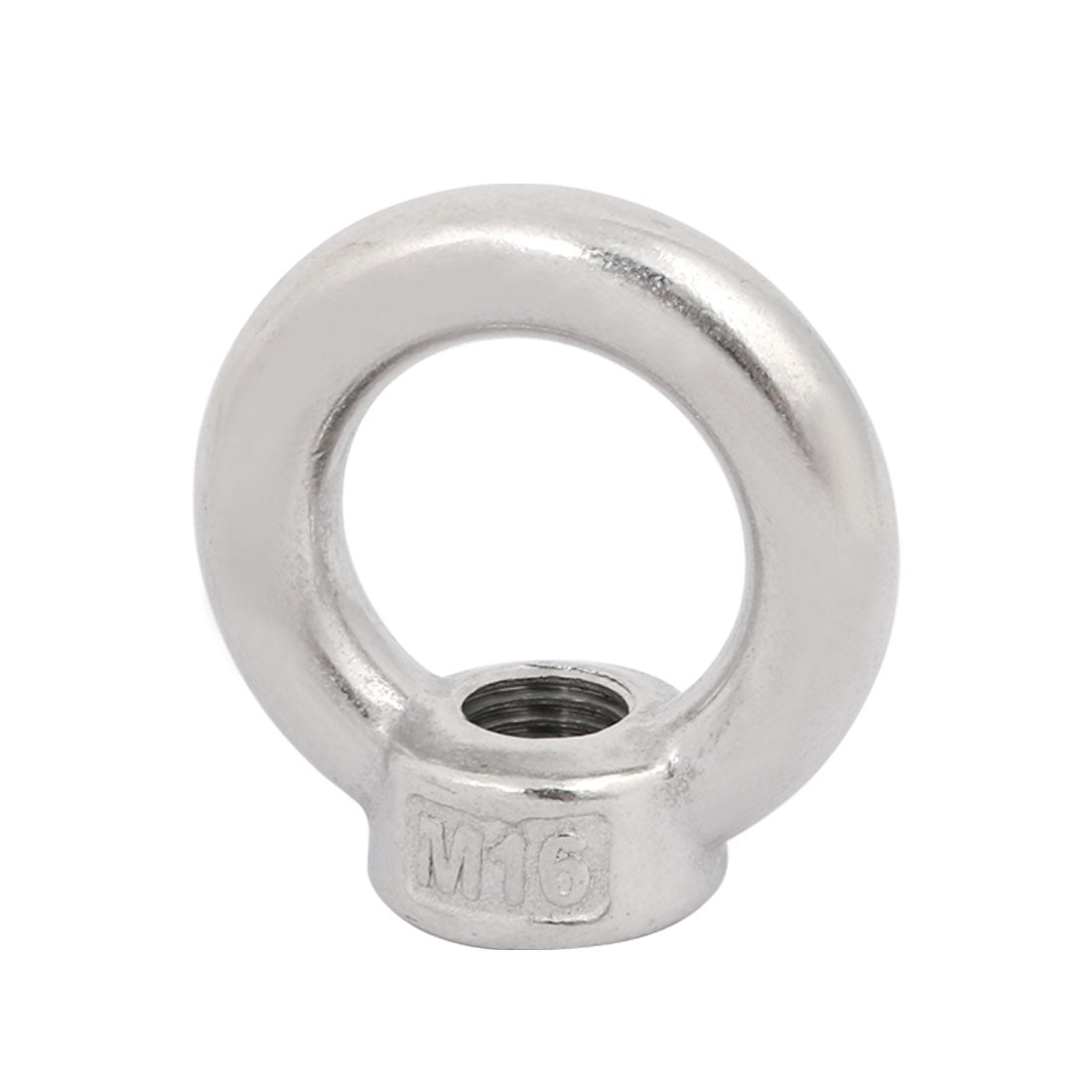 uxcell Uxcell M16 Female Thread 316 Stainless Steel Ring Shaped Lifting Eye Bolt Nut