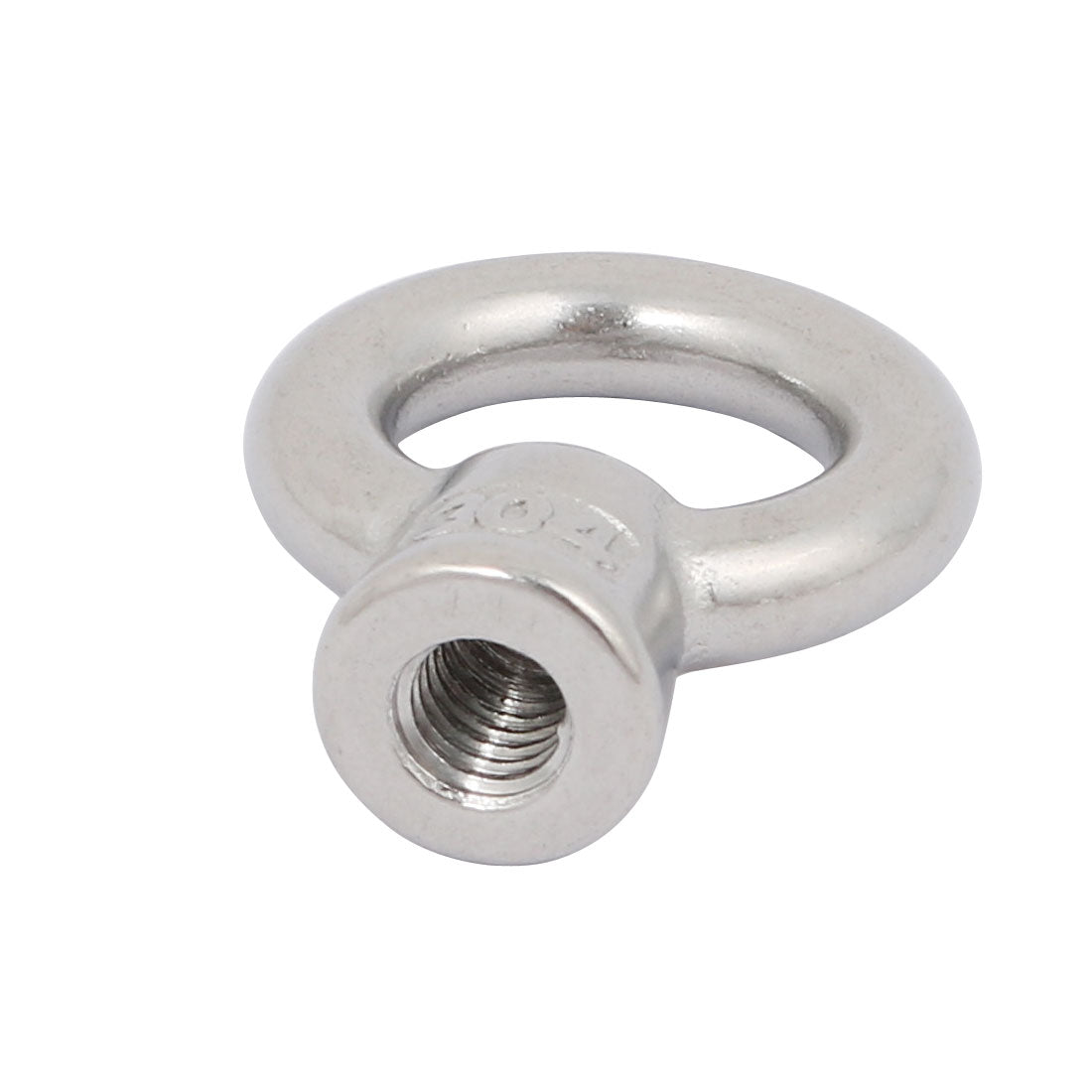uxcell Uxcell M6 Thread 304 Stainless Steel Japanese Style Ring Shaped Lifting Eye Nut 5pcs