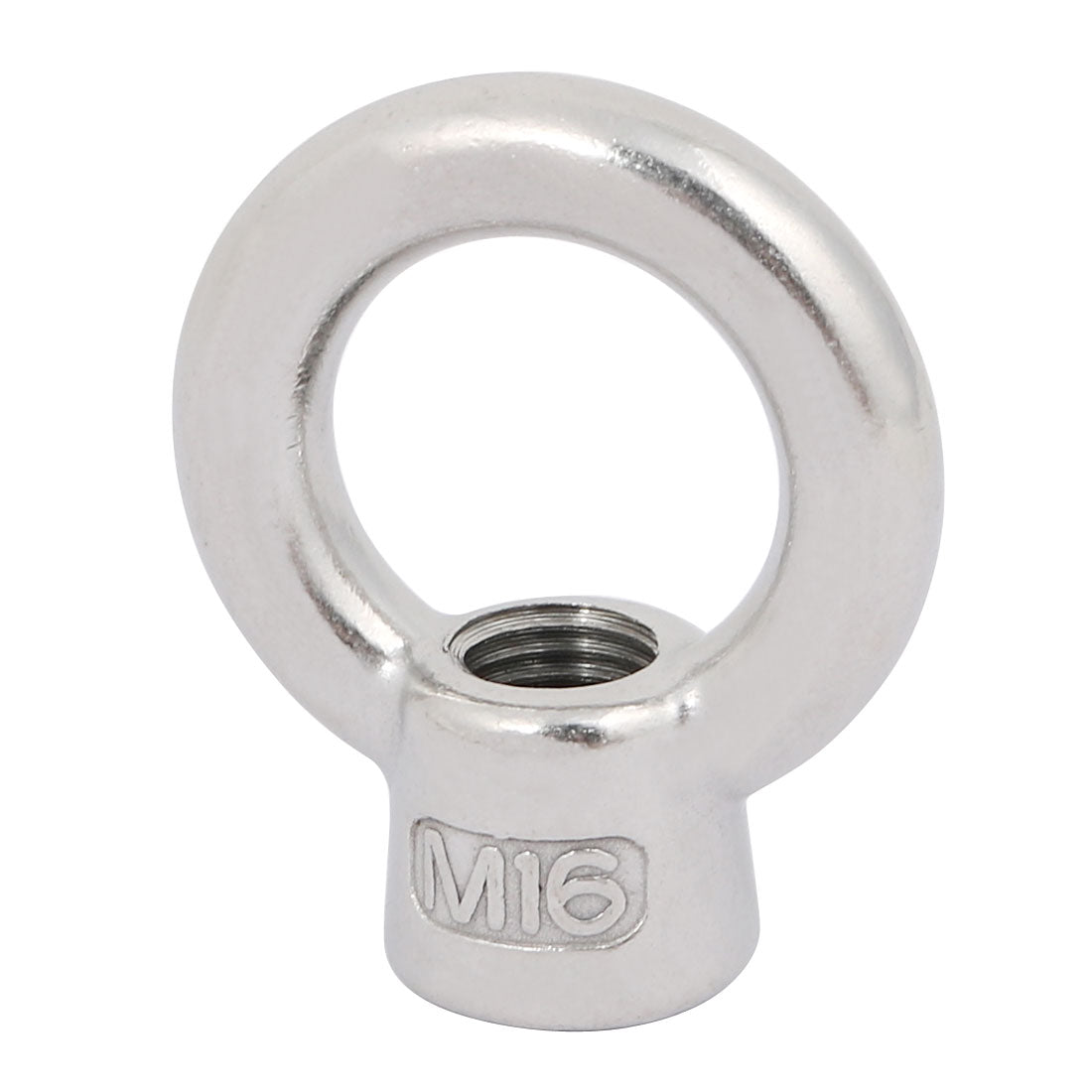 uxcell Uxcell M16 Thread 304 Stainless Steel Japanese Style Ring Shaped Lifting Eye Nut 2pcs