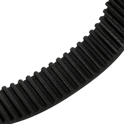 Harfington Uxcell HTD3M201 Rubber Timing Belt Synchronous Closed Loop Timing Belt Pulley 15mm Width
