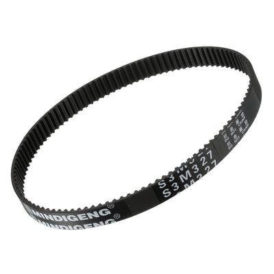 Harfington Uxcell S3M327 Rubber Timing Belt Synchronous Closed Loop Timing Belt Pulleys 10mm Width