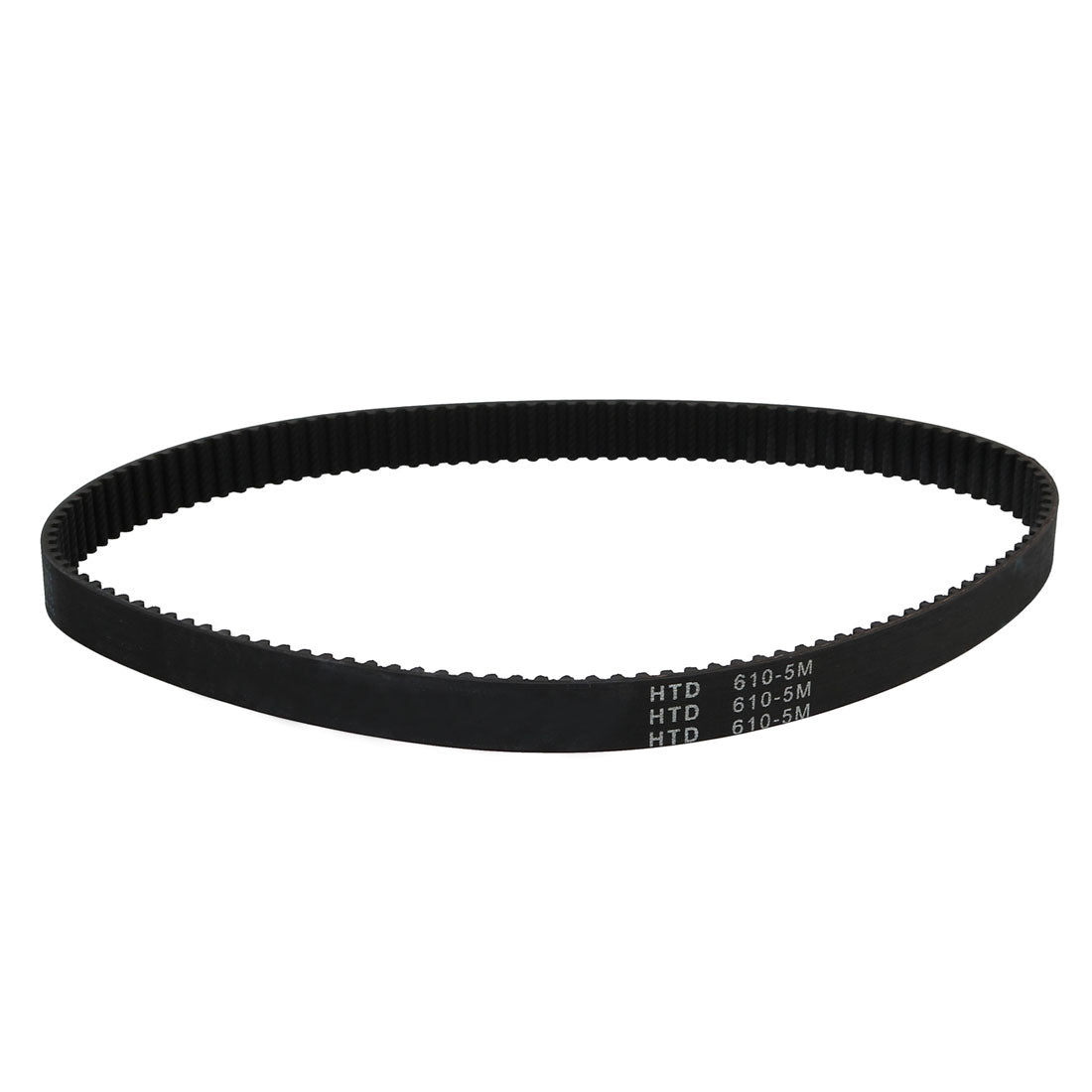uxcell Uxcell HTD5M 122 Teeth Engine Timing Belt Rubber Geared-Belt 610mm Girth 15mm Width