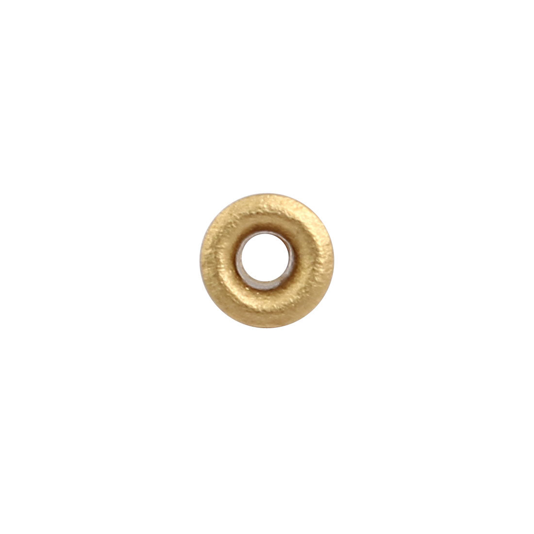 uxcell Uxcell 500pcs M2x2mm Brass Plated Metal Hollow Eyelets Rivets Gold Tone