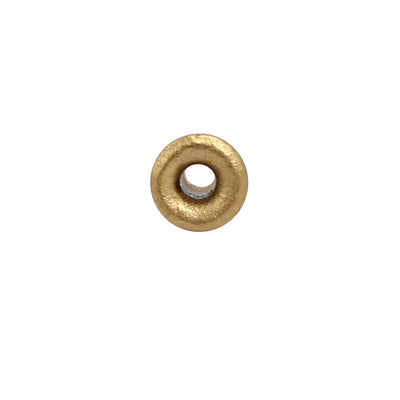 Harfington Uxcell 100pcs M2x4mm Brass Plated Metal Hollow Eyelets Rivets Gold Tone