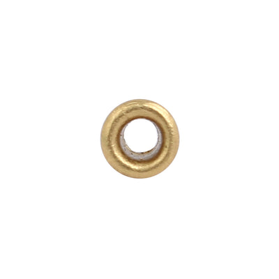 Harfington Uxcell 100pcs M2.5 x 2.5mm Brass Plated Metal Hollow Eyelets Rivets Gold Tone
