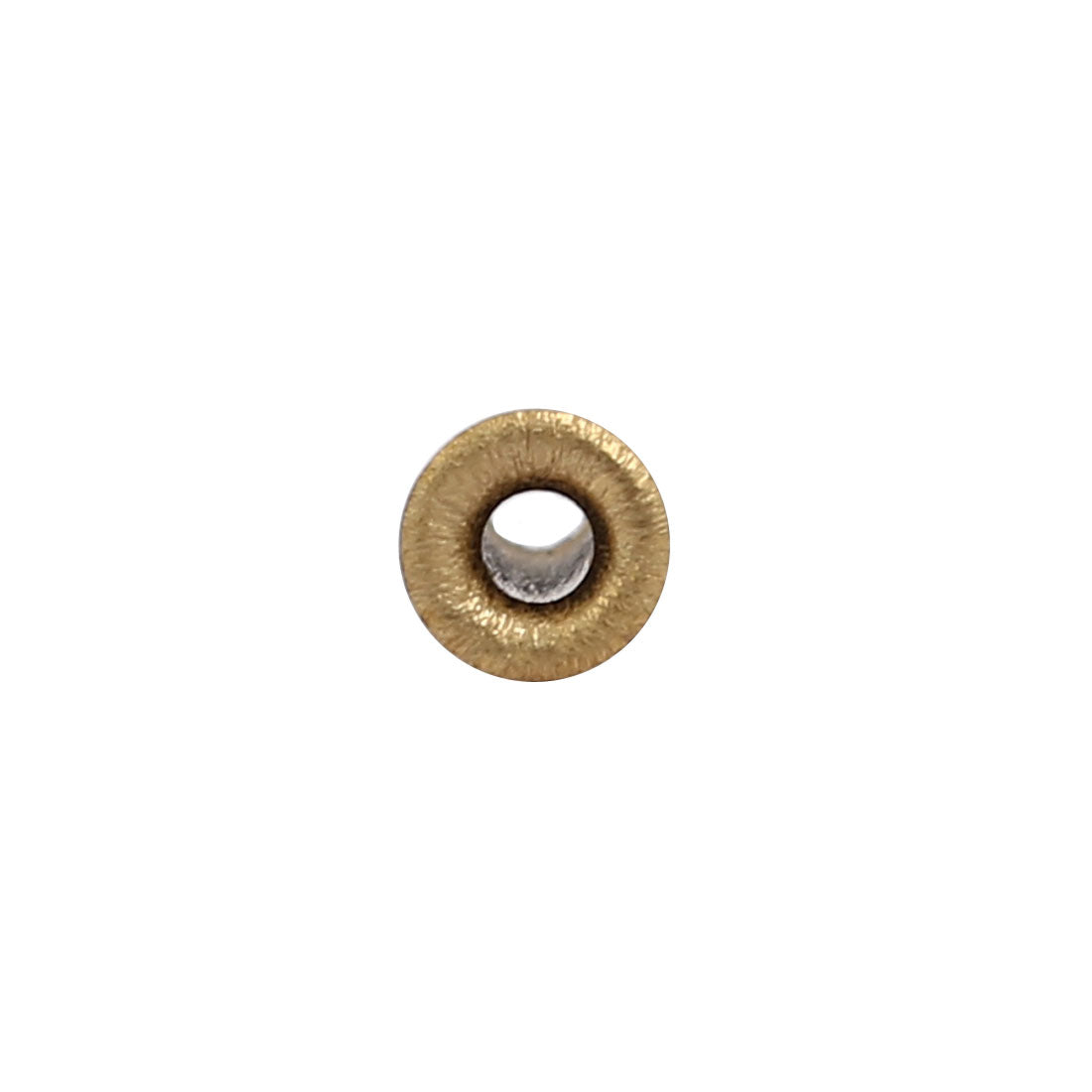 uxcell Uxcell 100pcs M2.5 x 10mm Brass Plated Metal Hollow Eyelets Rivets Gold Tone