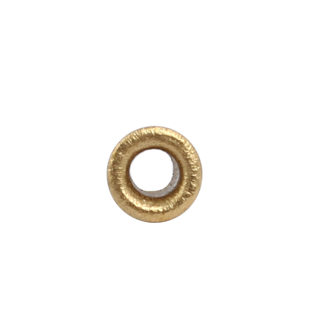 uxcell Uxcell 200pcs M3 x 3mm Brass Plated Metal Hollow Eyelets Rivets Gold Tone