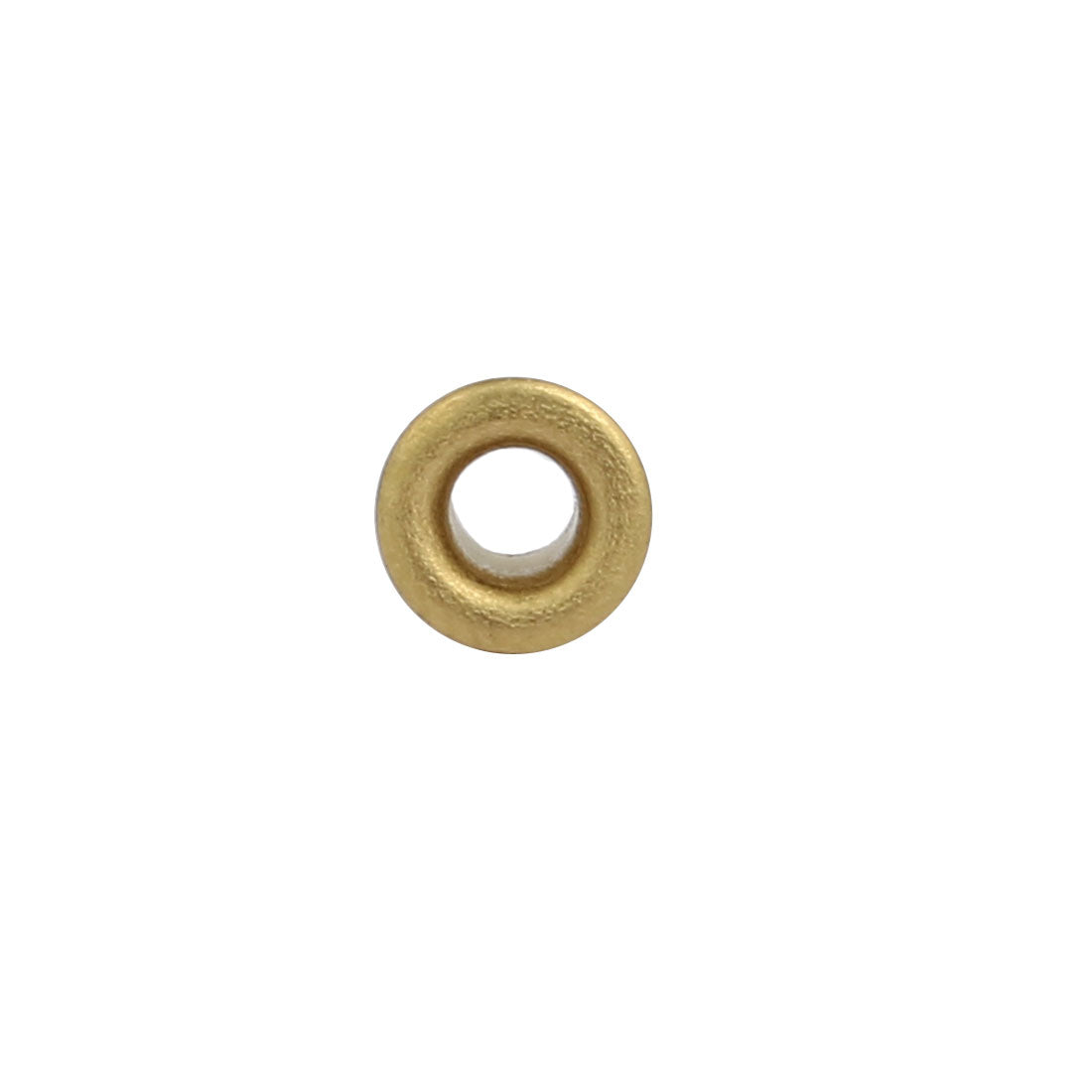 uxcell Uxcell 100pcs M3 x 4mm Brass Plated Metal Hollow Eyelets Rivets Gold Tone