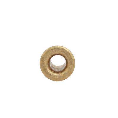 Harfington Uxcell 200pcs M3 x 6mm Brass Plated Metal Hollow Eyelets Rivets Gold Tone