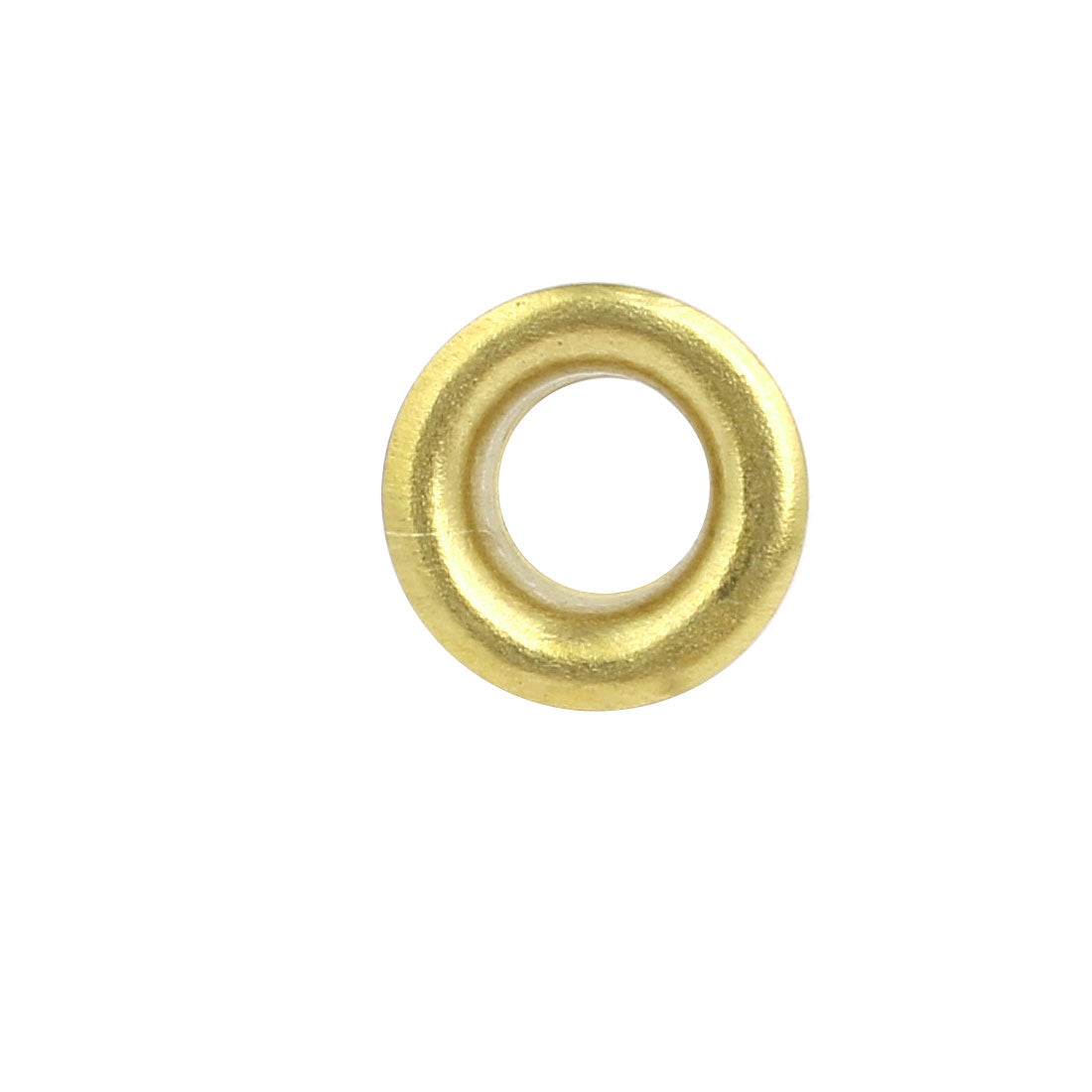 uxcell Uxcell 100pcs M5 x 7mm Brass Plated Metal Hollow Eyelets Rivets Gold Tone