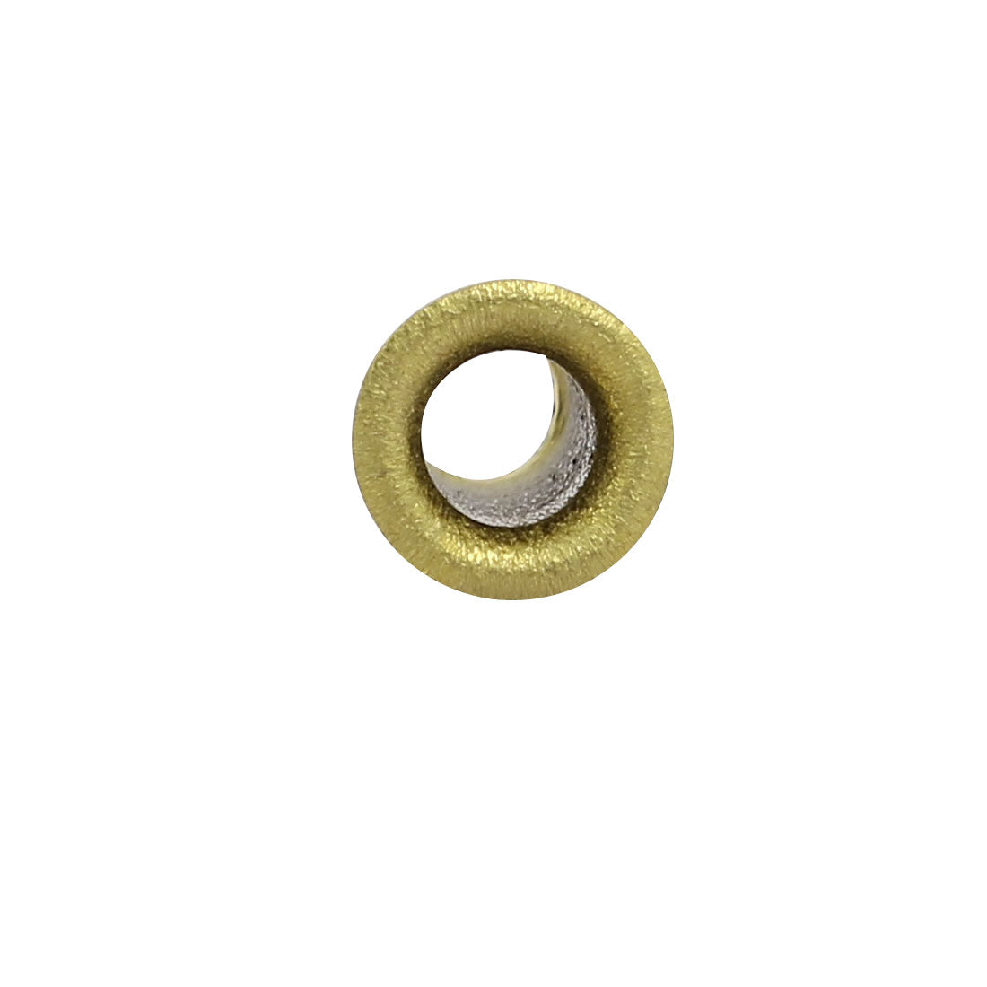uxcell Uxcell 100pcs M5 x 12mm Brass Plated Metal Hollow Eyelets Rivets Gold Tone