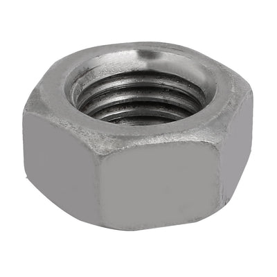 Harfington Uxcell 4pcs M20 Thread 2.5mm Pitch Metric Carbon Steel Left Hand Hex Nut