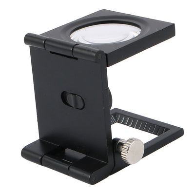 Harfington Uxcell Foldable Portable Magnifier Illuminated Magnifier Magnifying Glass 10X W LED Light