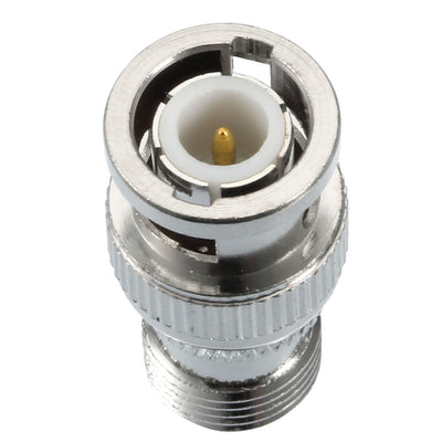 Harfington Uxcell BNC Male to TNC Female Jack M/F Straight Type Adapter Connector Silver Tone