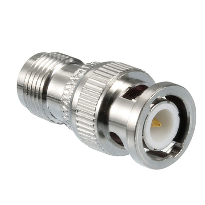 Harfington Uxcell BNC Male to TNC Female Jack M/F Straight Type Adapter Connector Silver Tone