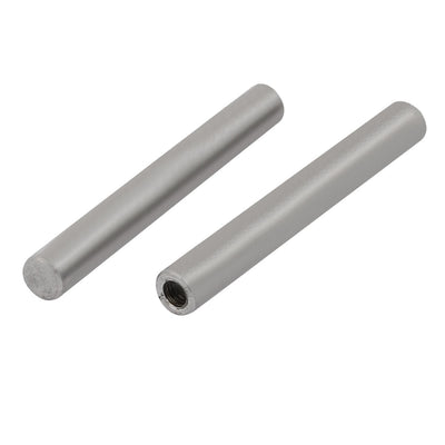 Harfington Uxcell 304 Stainless Steel M3 Female Thread 5mm x 40mm Cylindrical Dowel Pin 2pcs
