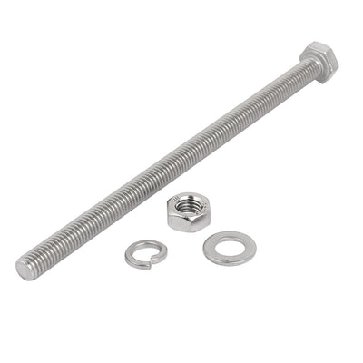 Harfington Uxcell 2 Set M8x150mm 304 Stainless Steel Hex Bolts w Nuts and Washers Assortment Kit