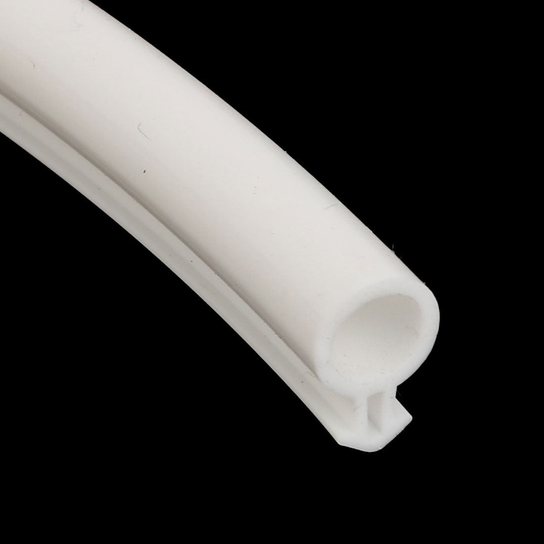 uxcell Uxcell 2M Silicone Rubber O Shaped Door Window Sliding Seal Weather Stripping White