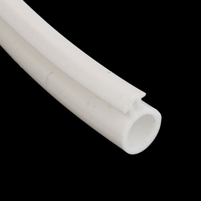 Harfington Uxcell 2M Silicone Rubber O Shaped Door Window Sliding Seal Weather Stripping White
