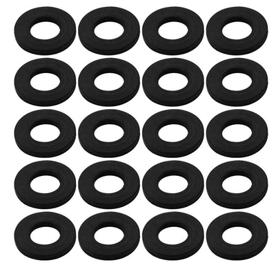 Harfington Uxcell 20Pcs 12mm x 24mm x 2.5mm Rubber Oil Sealing O-Rings Washer Gasket Black