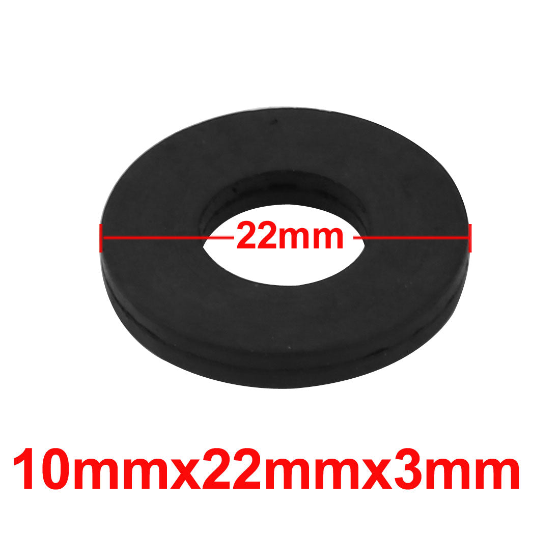 Uxcell Nitrile Rubber Flat Washers for Screw Bolt Thick Assortment Pack