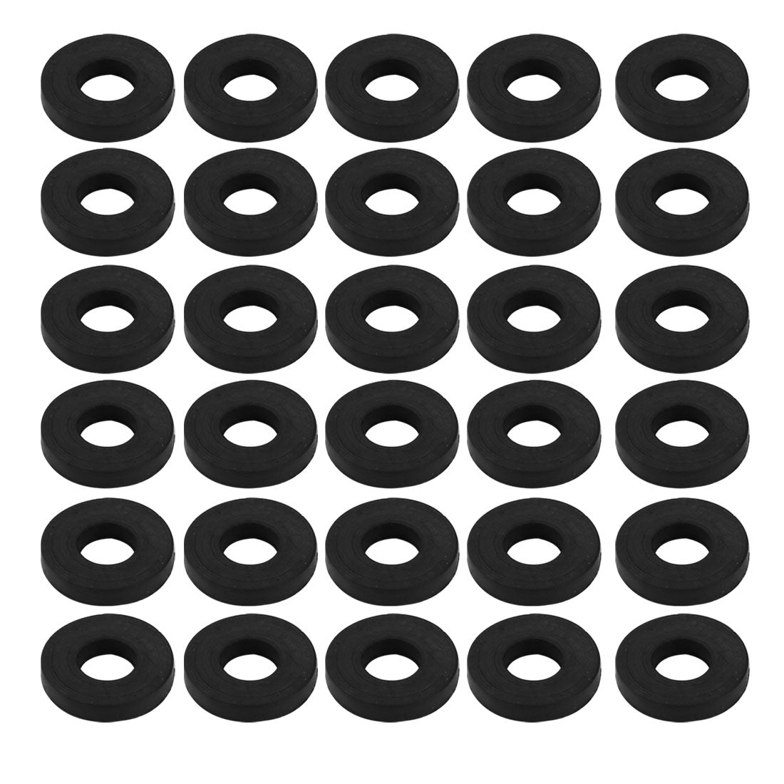 uxcell Uxcell Nitrile Rubber Flat Washers for Screw Bolt Thick Assortment Pack of 30
