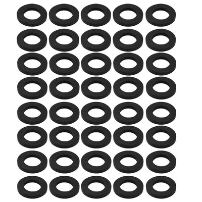 uxcell Uxcell Nitrile Rubber Flat Washers for Screw Bolt Thick Assortment Pack of 40