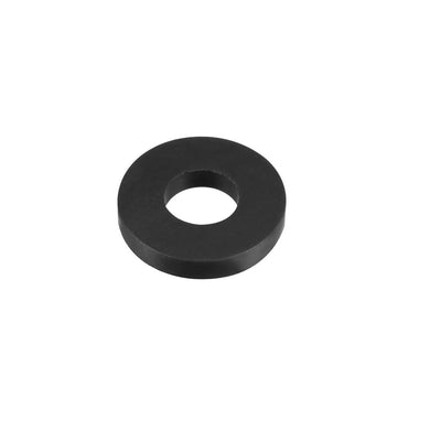 Harfington Uxcell Rubber Round Flat Washer Assortment Size Flat Washers, Black Pack of 10