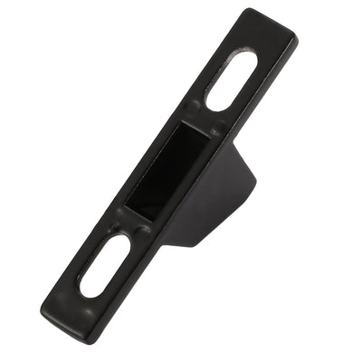 Harfington Uxcell 55mm x 9mm x 19mm Zinc Alloy Sliding Door Window Lock Keeper Black